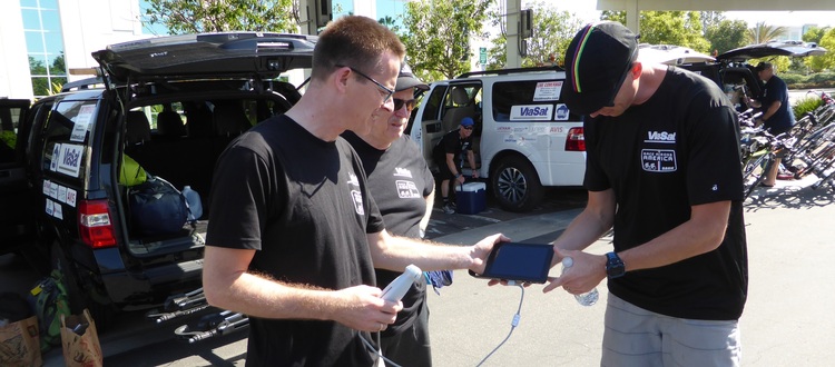 Sonosite iViz Ultrasound is Examined by Other Racers