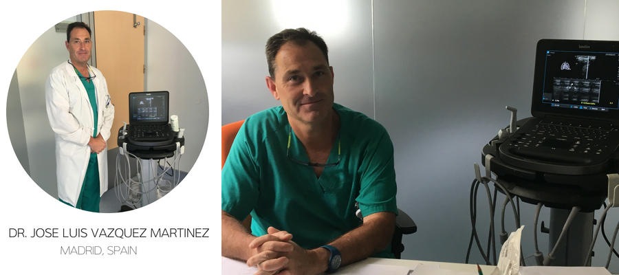 Dr José Luis Vázquez Martínez; sonosite ultrasound;