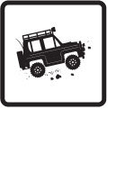 jeep on rough road