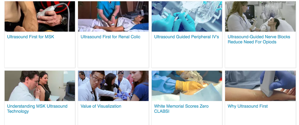 Sonosite ultrasound case-studies