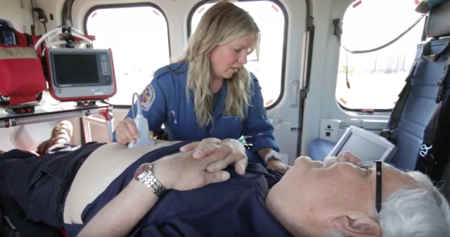 Sonosite ultrasound and STARS air ambulance Sonosite ultrasound and STARS air ambulance