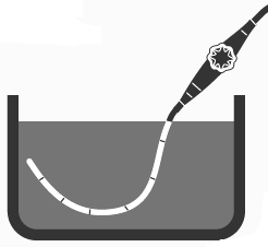 Symbol for disinfect transducer