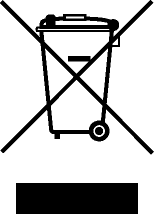 Symbol for Recycle: Electronic Equipment