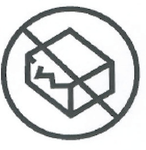Symbol for Do not use if packaging is damaged