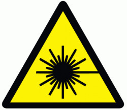 Symbol for Warning; Laser beam