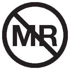 Symbol for Magnetic resonance environment unsafe